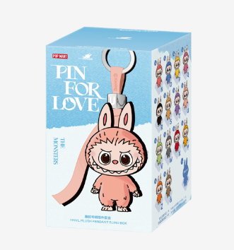 Labubu Pin for Love Plush Blind Box (N-Z) Pendant Series by POP MART - plush